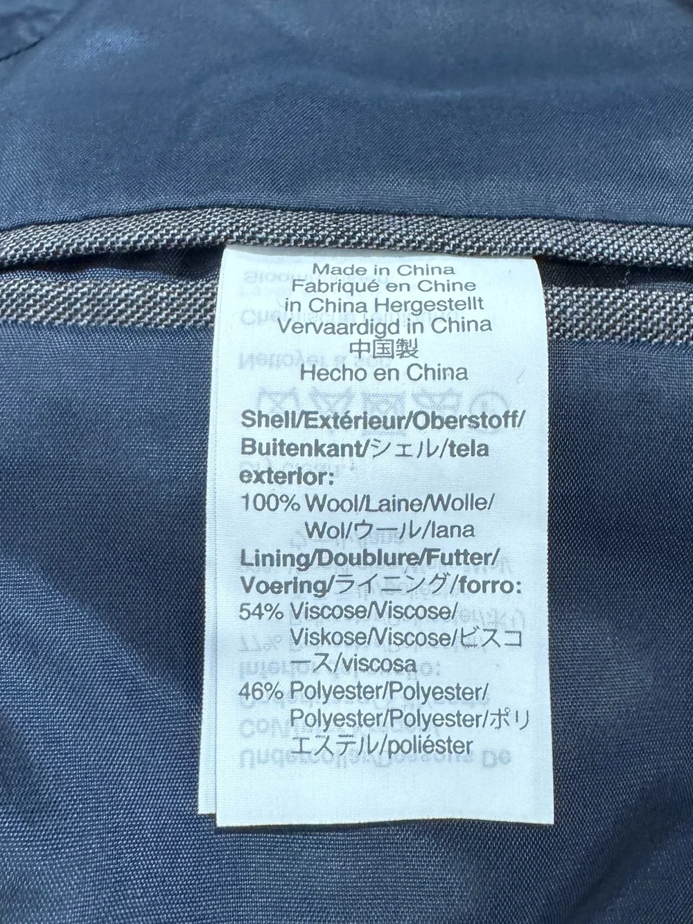 J.Crew Men Thompson Suit Grey Wool Suit‎ Jacket 40L Trouser 33x32
